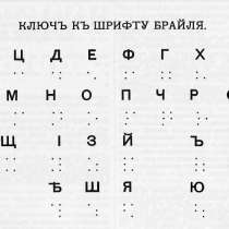 Русский алфавит Брайля, в Москве