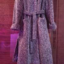 Пальто, мохер-шерсть, фасон халат, размер 48-50, в Санкт-Петербурге