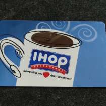 США Подарочная карта ресторана " IHOP ". Не использованная, в Москве