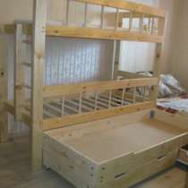 Двухъярусная кровать для 3 детей, в Екатеринбурге