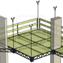 алюминиевые подвесные леса АПЛ, в Санкт-Петербурге