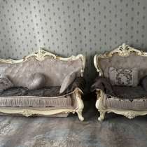 Диван 2кресла и столик журнальный, в Москве