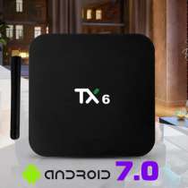 Андроид ТВ приставка(TV BOX TANIX TX6 4/64GB), в Спасске-Дальнем