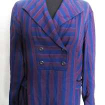 Платье фиолетово-синее в полосочку, 48-50 размер, в Иванове