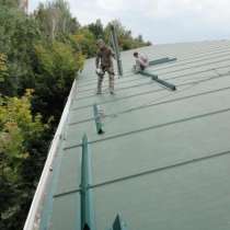 Установка снегозадержателей на крыше. Демонтаж, в Новосибирске