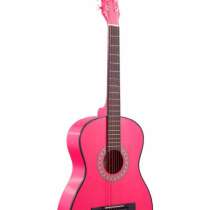 Акустическая гитара (розовая), в Нягани
