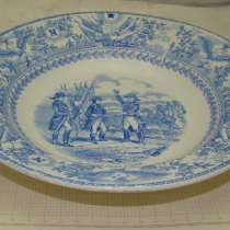Societe Ceramique Maestricht тарелка суповая старинная (W089), в Москве