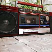 Магнитола редкая AIWA-CS240 (не использовалась), в Москве