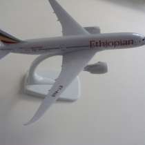 Модель самолёта Эфиопии Airlines Boeing 787, в Липецке