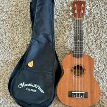 Martin Romas MR-01F укулеле сопрано и чехол, в Санкт-Петербурге