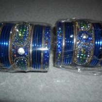 Индийские браслеты, цвет синий, в Хабаровске