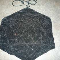 Топик темно серебристый на завязочках на, в Москве