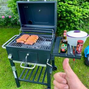 Топовый угольный гриль с чугунной решеткой, в Красногорске