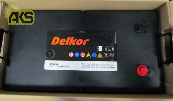 Аккумулятор delkor (JP) 225.3 (225H52R) евро