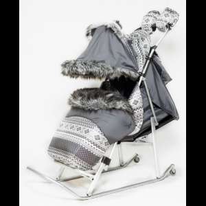 Санки коляска Kristy Luxe Premium