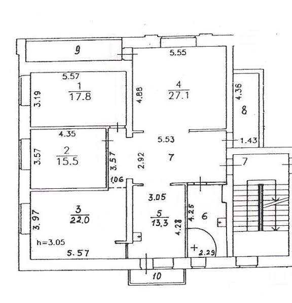4-к квартира, 132.6 м² обмен на квартиру меньшей площади в Тюмени фото 9
