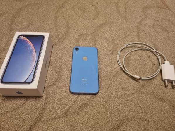 IPhone XR 64 gb Blue (Комлект+Чехлы) в Москве фото 6