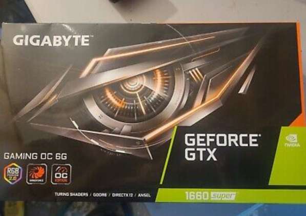 For sell GIGABYTE GeForce GTX 1660 SUPER GAMING OC GDDR6