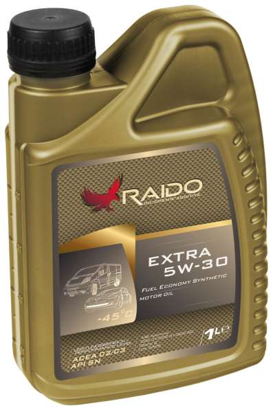 RAIDO Extra 5W-30 синтетическое универсальное моторное масло в Перми