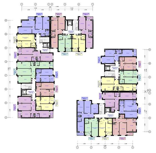 AK-building. ЖК Аманат. 1-2-3 квартиры с котлована в 