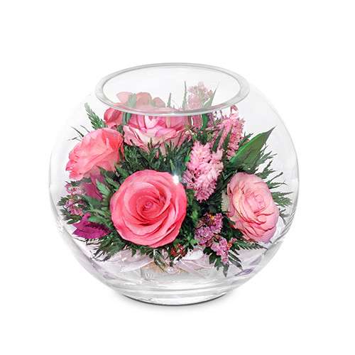 Продам натуральные цветы в стеклянных вазочках в Котласе