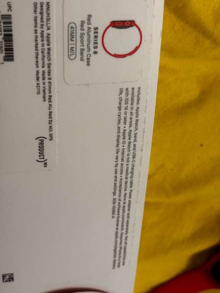 Часы Apple Watch 8 41mm red в Санкт-Петербурге