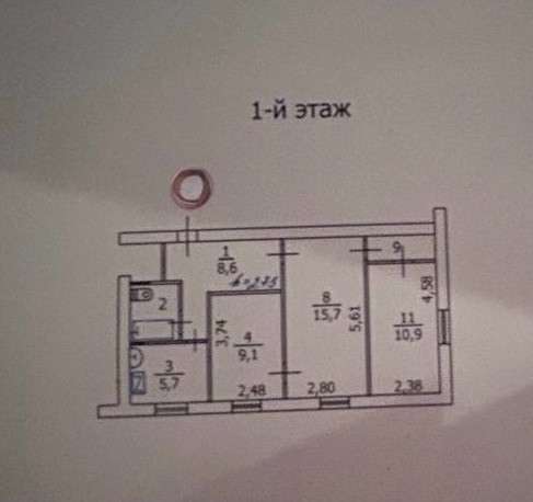 3к. кв. остановка ш-та Батова документы готовы в фото 7