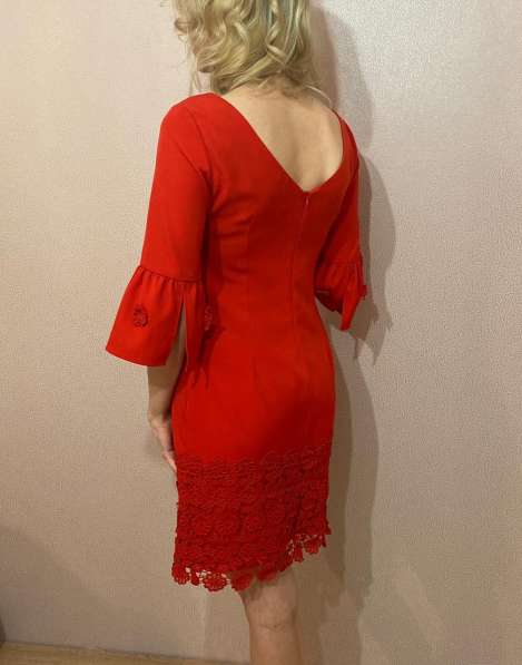 Платье женское молодёжное красное, производство Турция в Москве фото 4