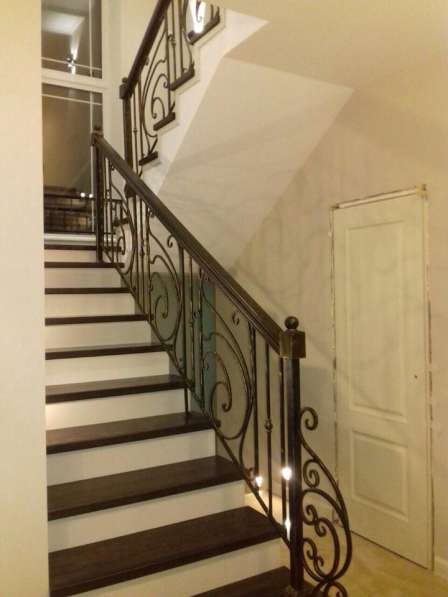 Кованые перила в Москве фото 18