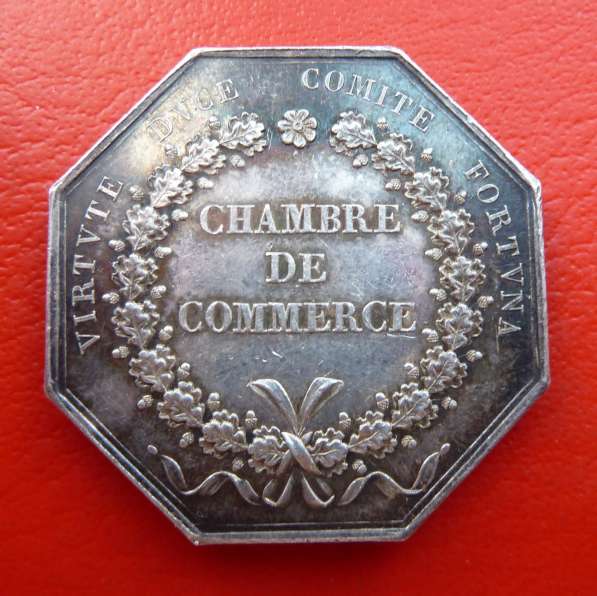 Франция жетон Торговая палата Лиона в Орле фото 10