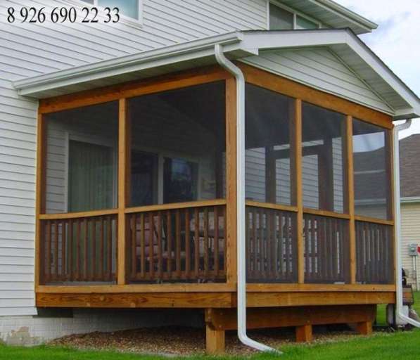Сделать веранду на даче в Москве фото 3