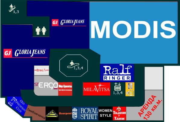 Сдаётся в аренду торговое помещение в ТЦ в Пензе