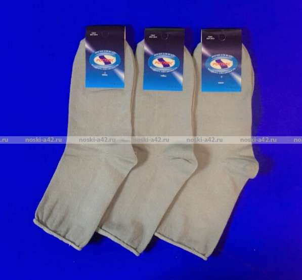 Носки женские без резинки укороченные Н-210 светло-серые
