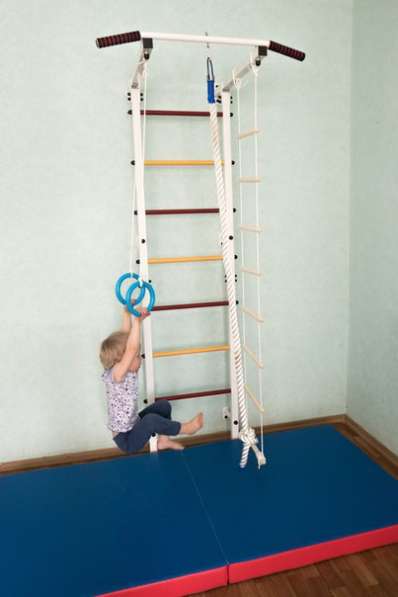 Шведская стенка(детская)+канат+кольца+веревочная лестница в Тольятти фото 4