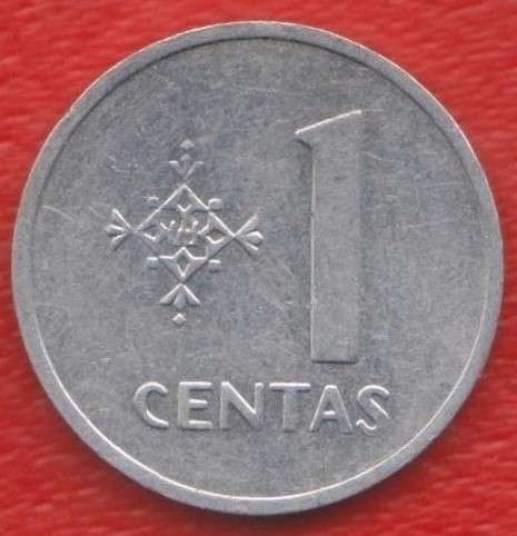Литва 1 цент 1991 г.