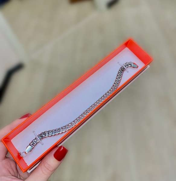 Мужской, серебряный браслет