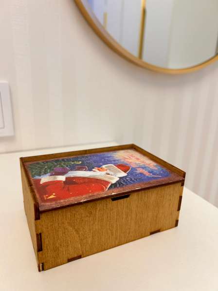 Новогодние ретро флажки из дерева в Москве фото 6