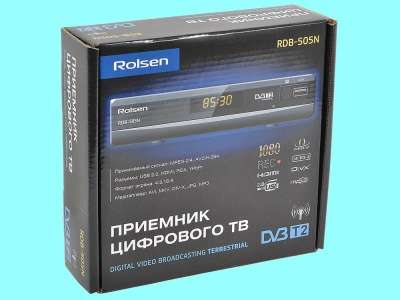 Ресивер DVB-T2 ROLSEN RDB-505N в Москве фото 7