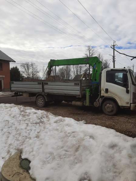 Камаз вездеход с краном (кму) и буром в Боровичах фото 3