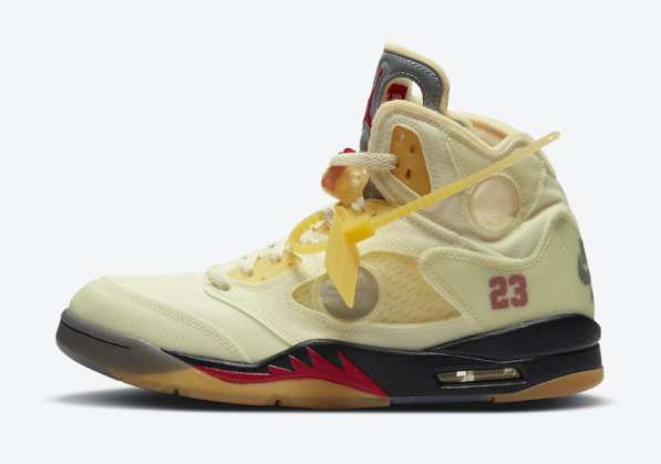 Nike Air Jordan 5 x Off White Retro Sail в Москве фото 6