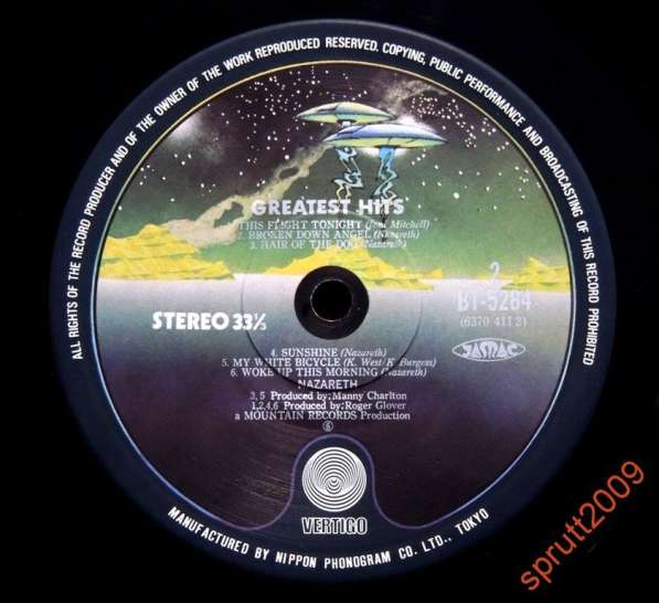 Nazareth - Greatest Hits (Japan press) M в Мытищи фото 4