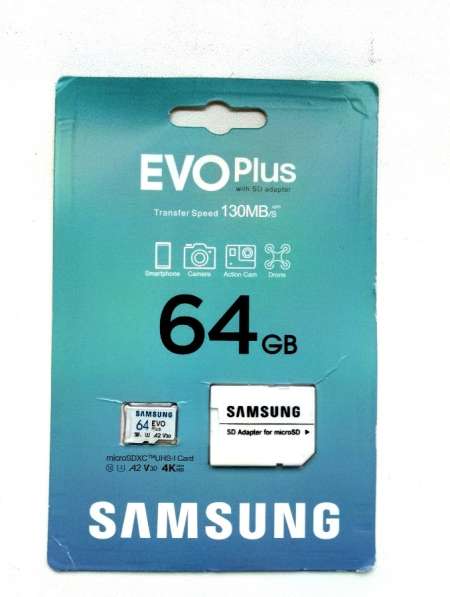 Samsung EVO Plus MicroSd 64Gb в фото 3
