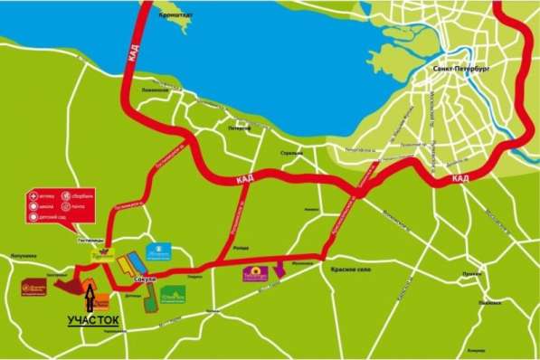 Участок 10 сот. 500т. р в Санкт-Петербурге фото 11