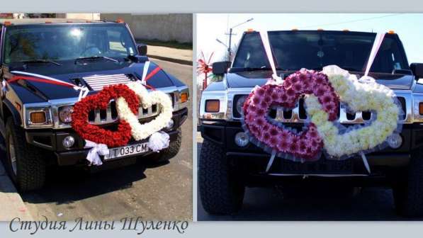 Оформление свадебных машин в Крыму в Симферополе фото 12