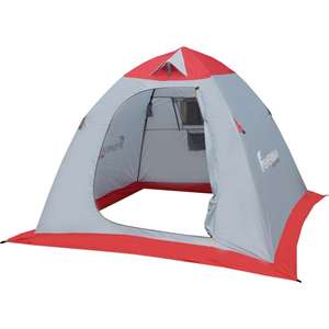 Палатка для зимней рыбалки Нерпа 2 V2 Nova Tour серый/красны