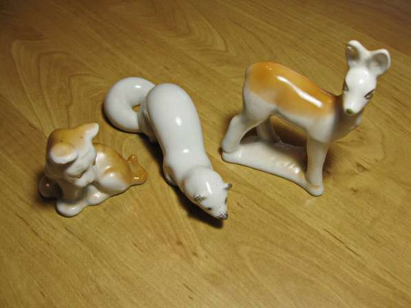 Три фарфоровые статуэтки (животные) в фото 5