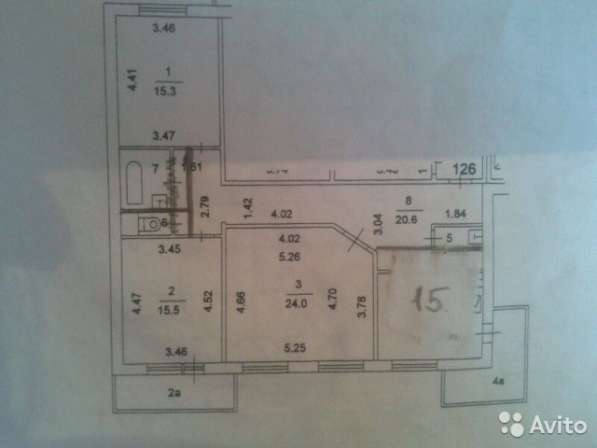3-к квартира, 93 м2, 9/10 эт в Москве фото 4