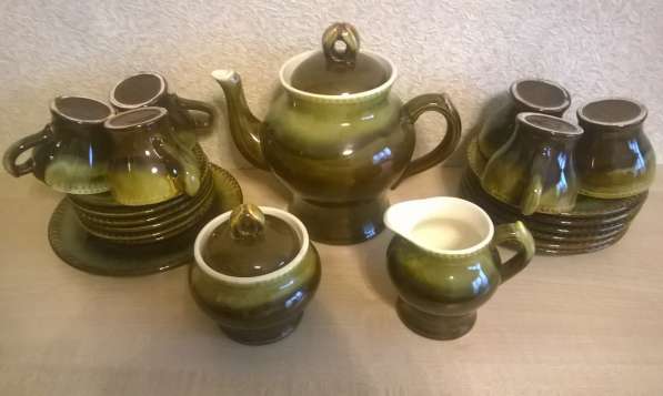 Набор чайный/кофейный из керамики (22 предмета) на 6 персон