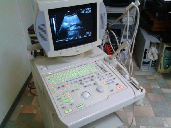 ALOKA Алока 1400 аппарат сканер УЗИ ультразвуковой диагностики