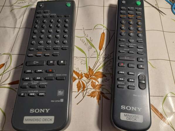 Пульты от минидисковых дек SONY в Челябинске фото 6